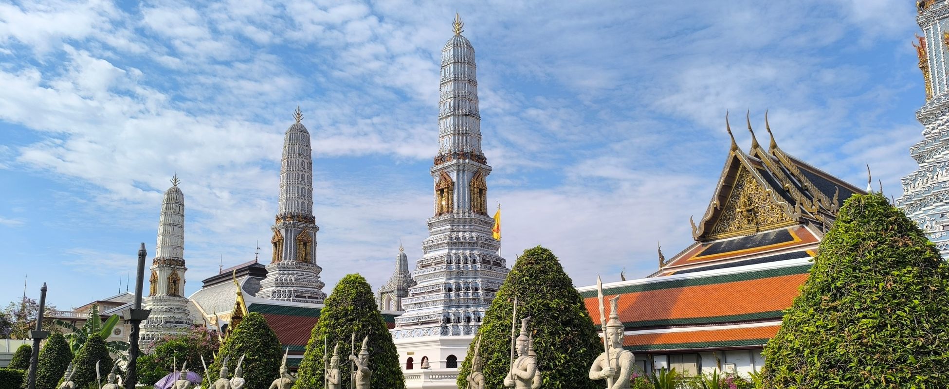 Grand Palace in Bangkok mit dem Bauwerk